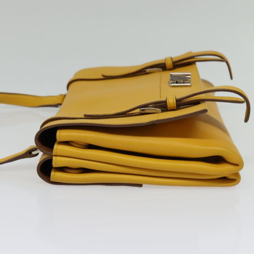 PRADA Shoulder Bag Yellow Silver - Picture 4 of 9